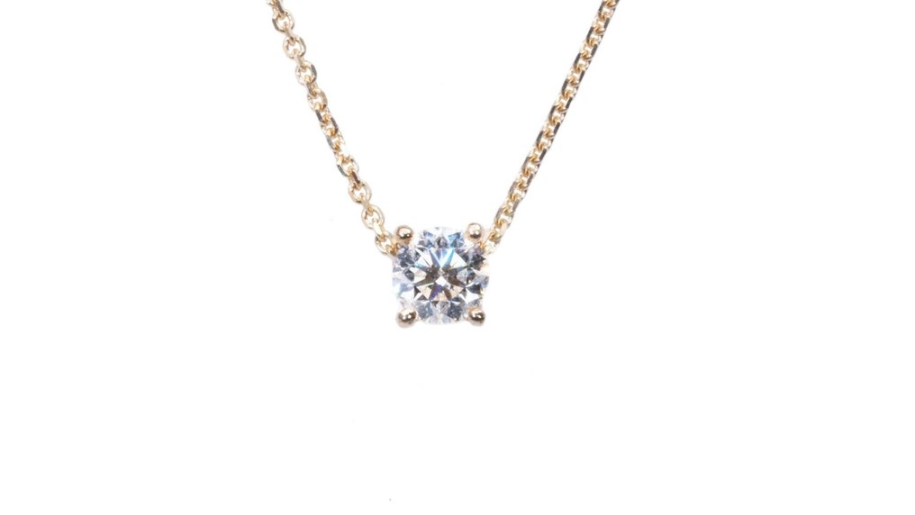 Halsband Gult guld Diamant #1.1