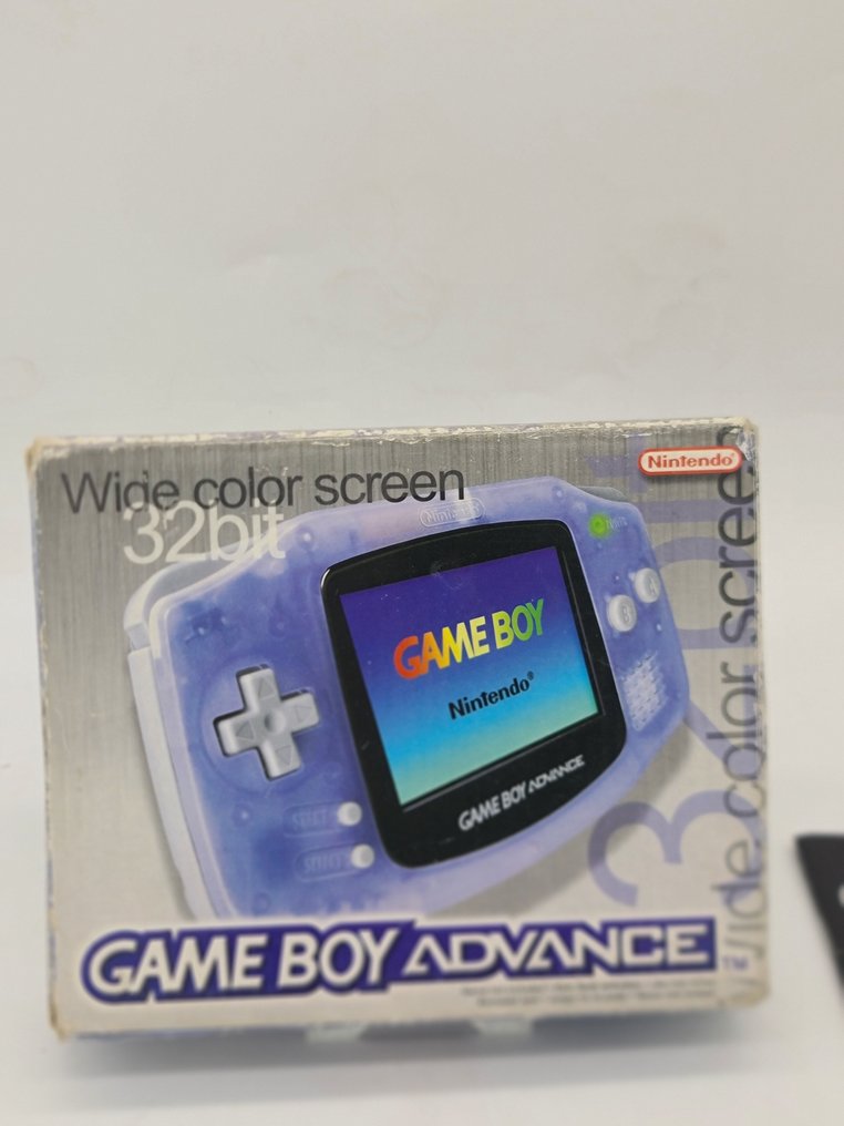 Nintendo - Gameboy Advance Glacier Edition Boxed - PAL - EUR Sealed on 1 side - Spelcomputer - In originele verpakking #1.2