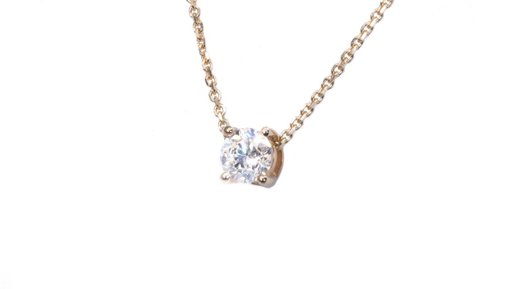 Halsband Gult guld Diamant #3.2