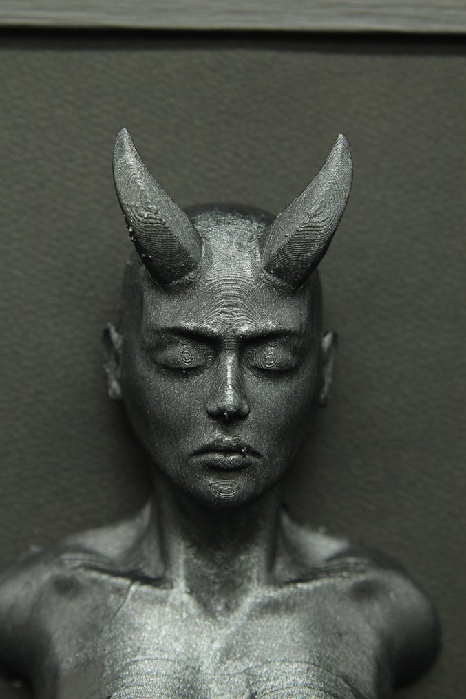 Dekoracja ścienna - Female demon - She devil - framed - Francja #3.2