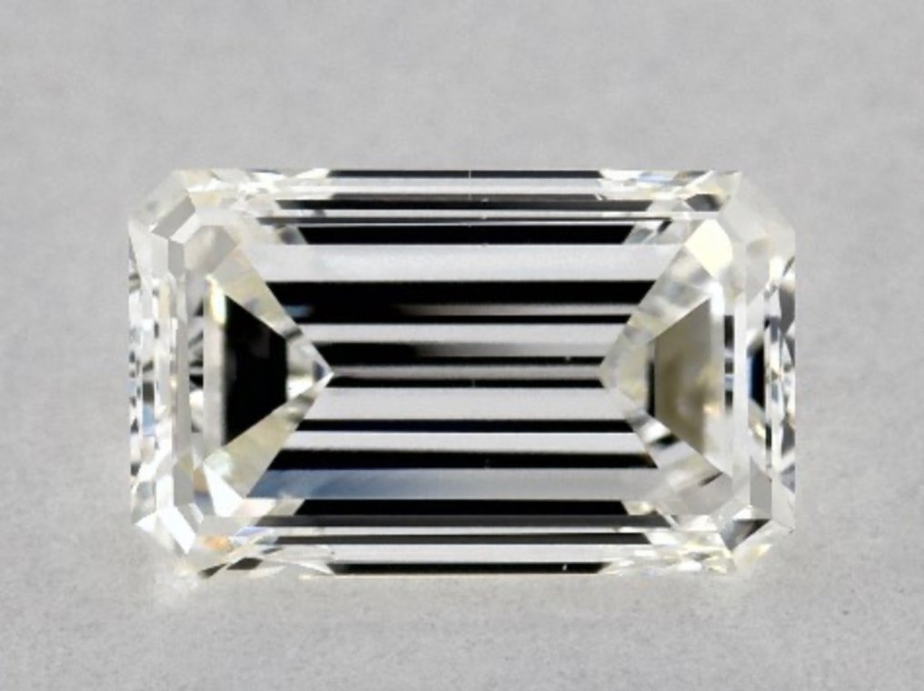 1 pcs Diamant  - 0.67 ct - Smaragd - VS2 #1.1