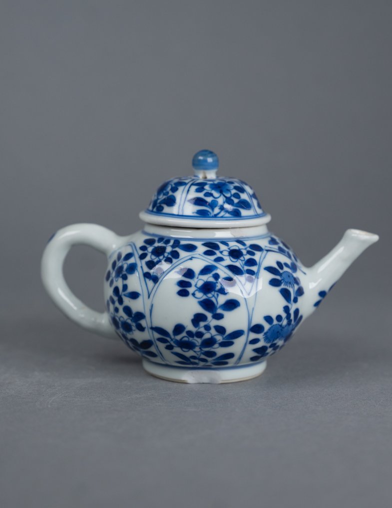 茶壶 - 高品质花卉茶壶 - 小且非常罕见！ - 瓷 #2.2