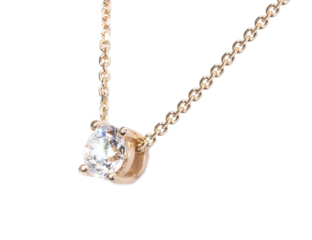 Halskette Gelbgold Diamant #3.1