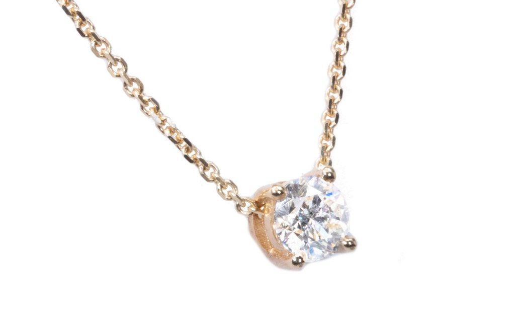 Halskette Gelbgold Diamant #2.2