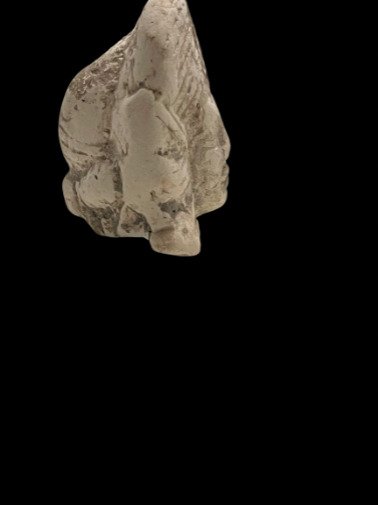 Antikens Grekland Terrakotta Kvinnligt huvud. Spansk exportlicens. - 4 cm #2.2