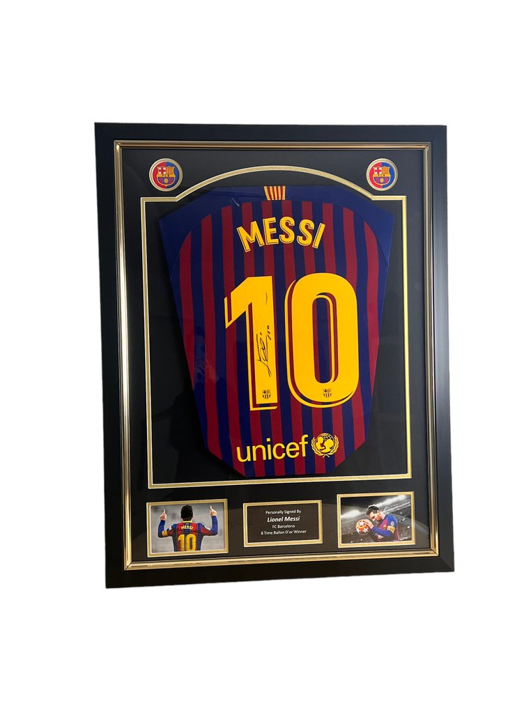 FC Barcelona - Europeiska fotbollsligan - Lionel Messi - Fotbollströja #1.2