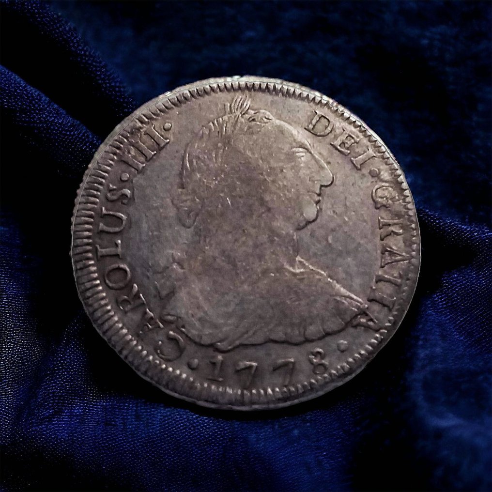 西班牙. Carlos III (1759-1788). 8 Reales 1778 Potosí PR #3.1
