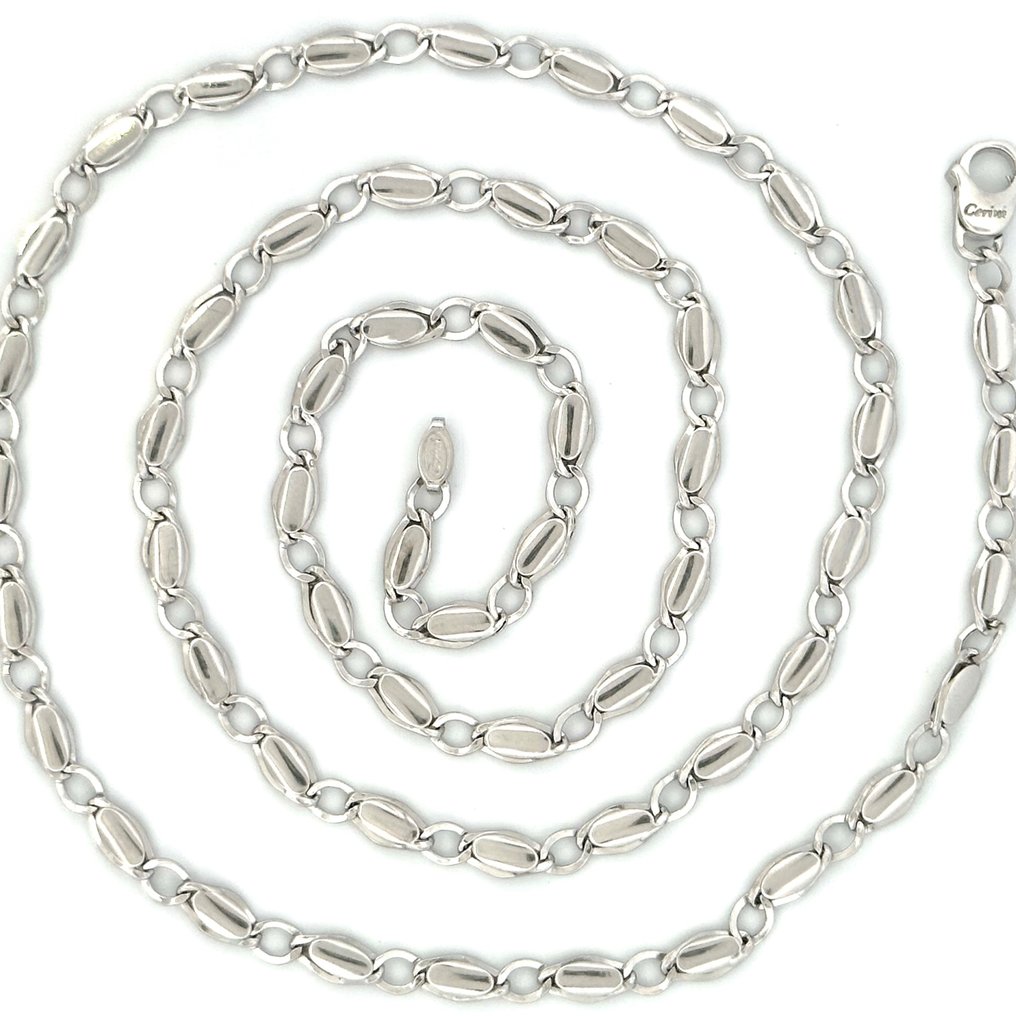 Collana oro bianco - 50 cm - 5.5 gr. - Necklace White gold #2.1