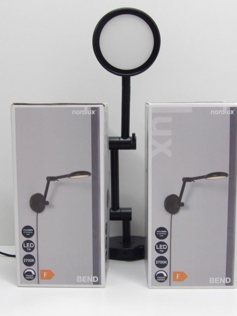 Nordlux - Says Who - 壁灯 (2) - Nordlux Bend 墙壁灯，黑色，可调光 - 金属 #3.2