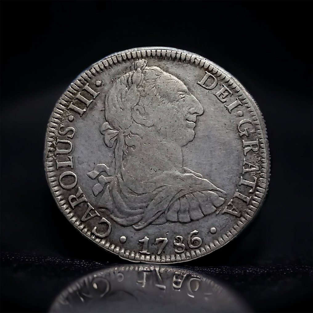 Spagna. Carlos III (1759-1788). 8 Reales 1786 Mexico FM #2.1