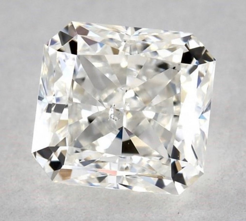 1 pcs Diamant  - 0.90 ct - Radiant - SI1 #1.1