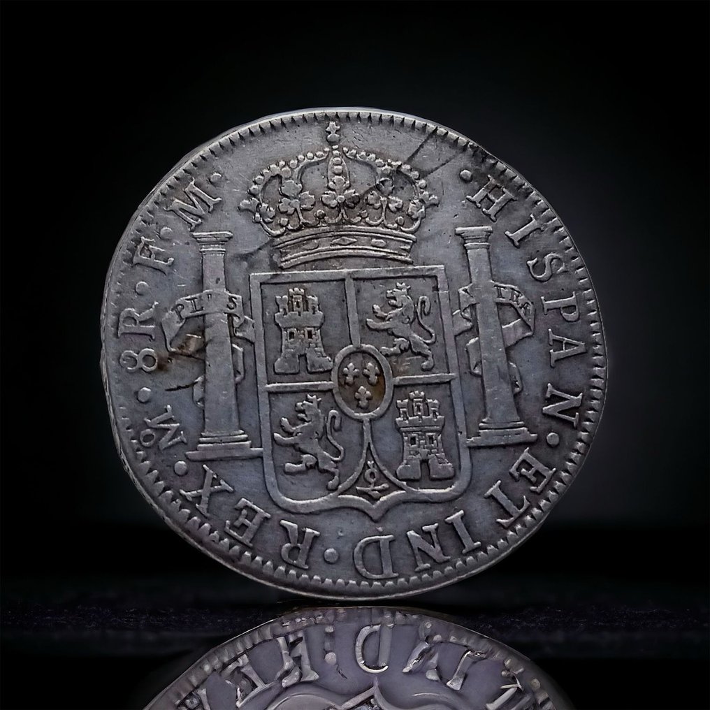 西班牙. Carlos III (1759-1788). 8 Reales 1786 Mexico FM #1.2