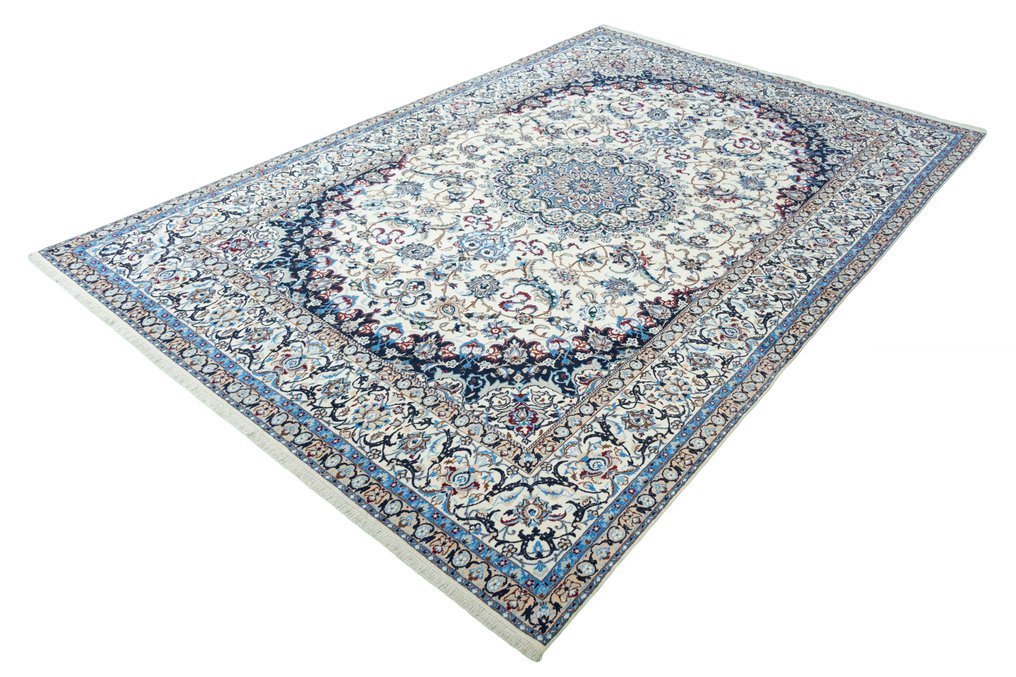 Nain - Meget fint persisk tæppe med silke - Tæppe - 390 cm - 253 cm #2.2