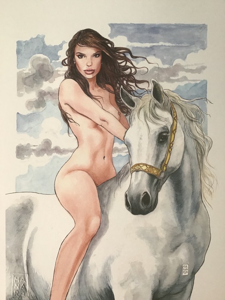 Manara, Milo - 1 Offset Print - Sexy Amazzone - Emily Ratajkoski #1.0