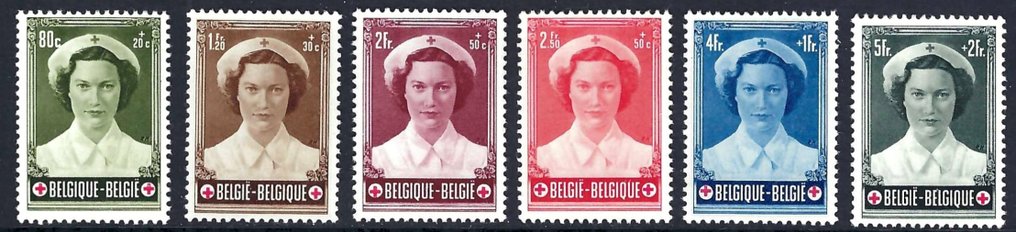 Βέλγιο 1953/1954 - 2 ολόκληρα ετήσια τεύχη - OBP/COB 908/60 #2.1