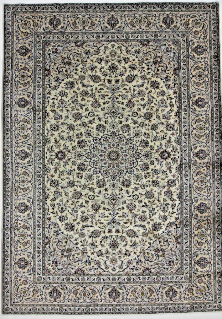Lã de cortiça fina Kashan - Tapete - 344 cm - 246 cm #1.1