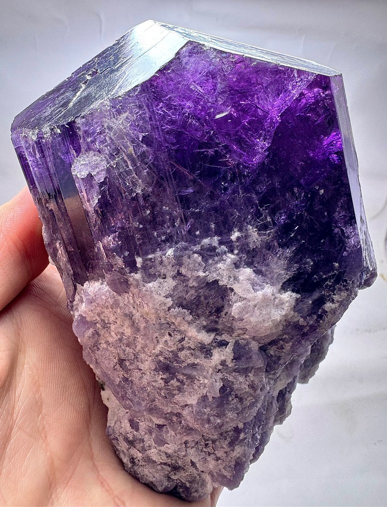 精美的紫色方柱石 水晶- 1250 g - (1) #2.1