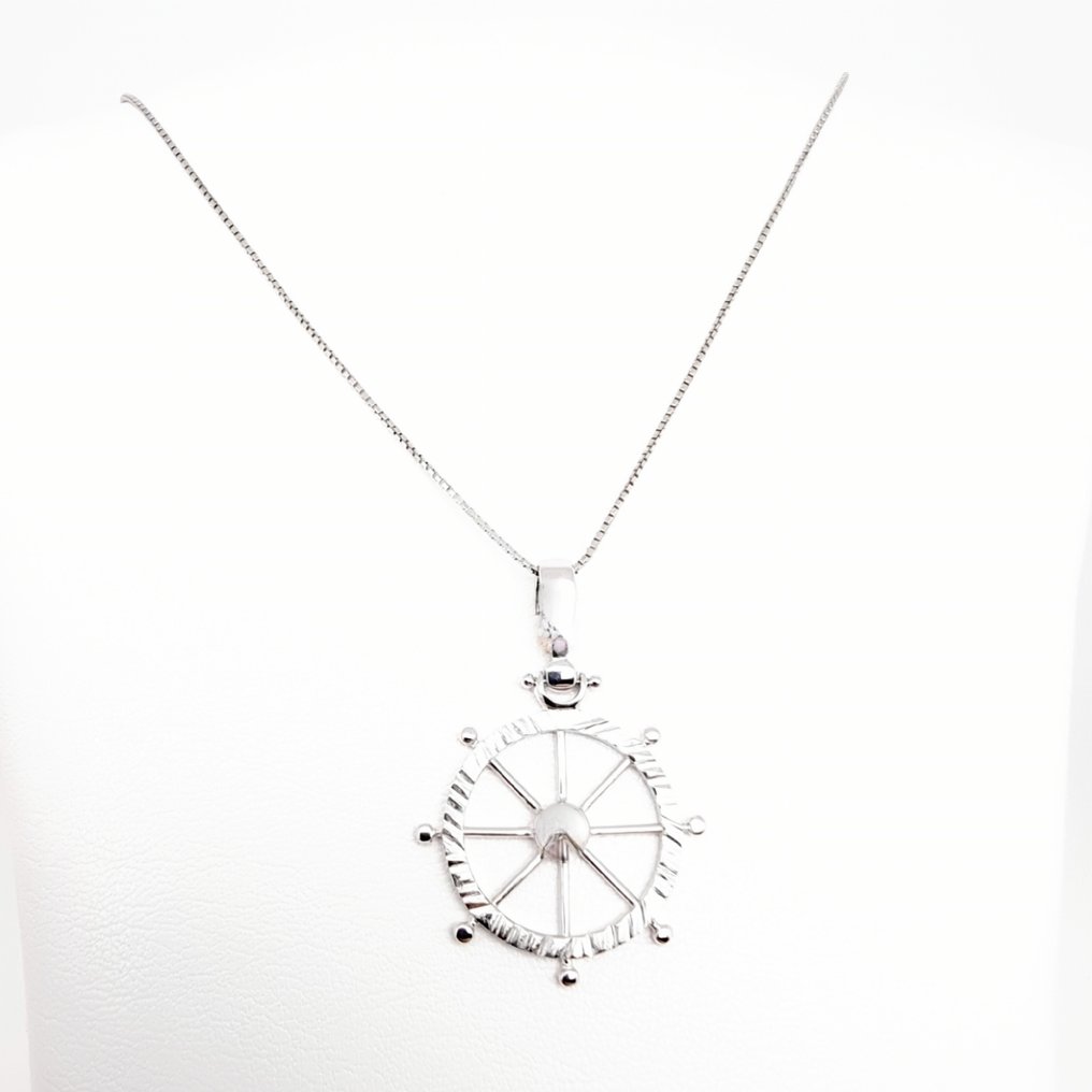 Necklace with pendant White gold #1.1