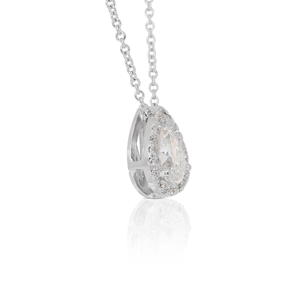 Collier avec pendentif Or blanc Diamant - Diamant #3.1