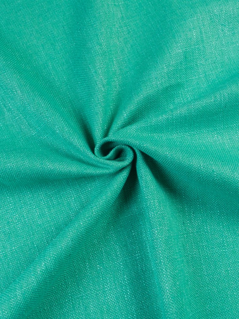 Linnenmix in exclusieve Tiffany Green kleur - 450 x 140 cm - Textiel  - 450 cm - 140 cm #1.2