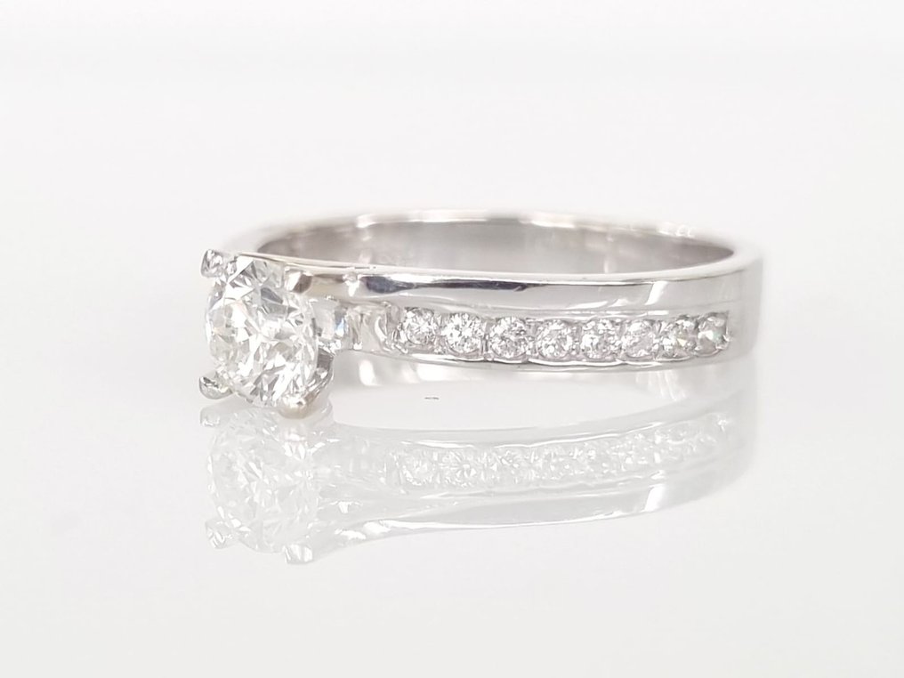 Anello di fidanzamento Oro bianco Diamante  #2.3
