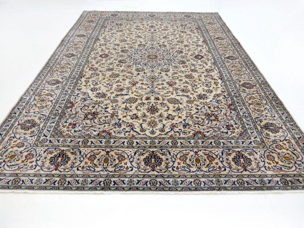 Lã de cortiça fina Kashan - Tapete - 344 cm - 246 cm #1.2