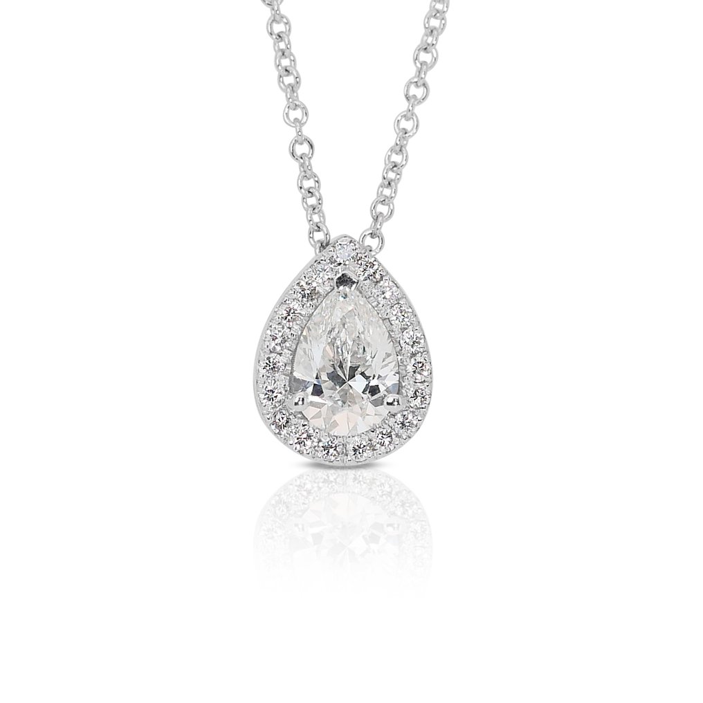Collier avec pendentif Or blanc Diamant - Diamant #3.2