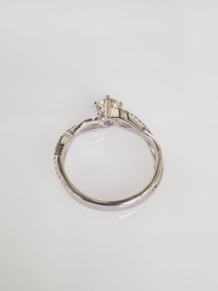 Δαχτυλίδι αρραβώνων Λευκός χρυσός Διαμάντι #3.1