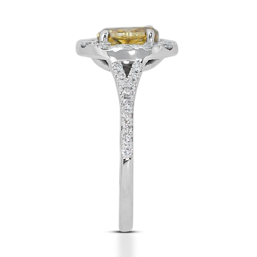 Inel Aur alb Diamant - Diamant #2.1
