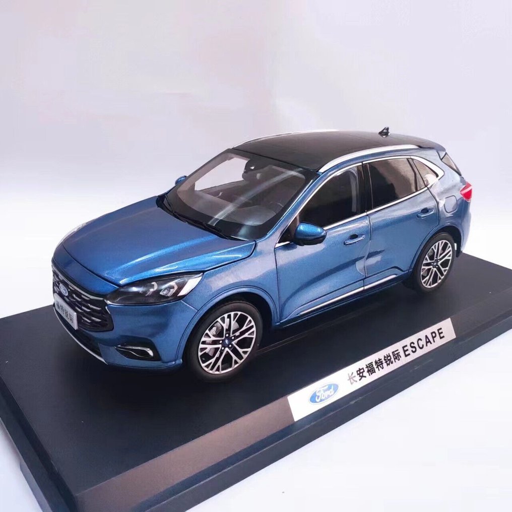 Paudi 1:18 - Model samochodu - Ford Escape - 2021 - blauw metallic - Bardzo rzadki model! #1.2