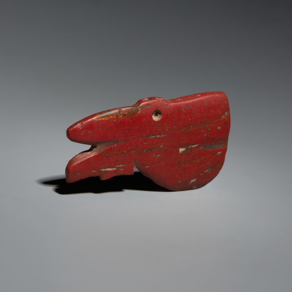 Antigo Egito, Pré-dinástico Jaspe Amuleto Udjat. Período Tardio, 664 - 332 AC. 3,5 cm de comprimento.  (Sem preço de reserva) #1.2