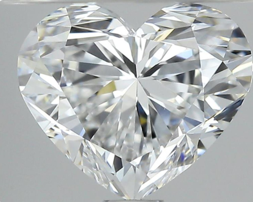 2 pcs Diamanter - 2.40 ct - Hjerte - G - VVS1, VVS2 #3.2