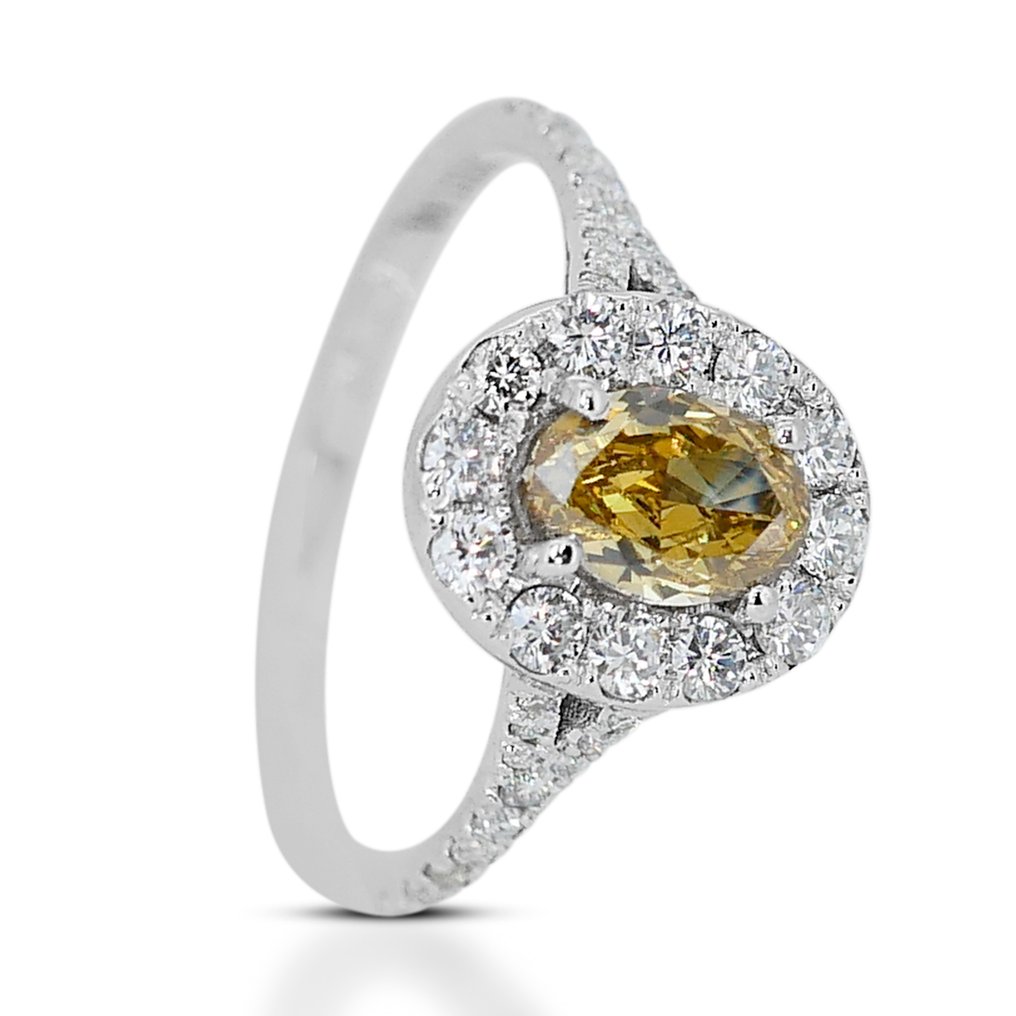 Gyűrű Fehér arany Gyémánt - Gyémánt #1.2