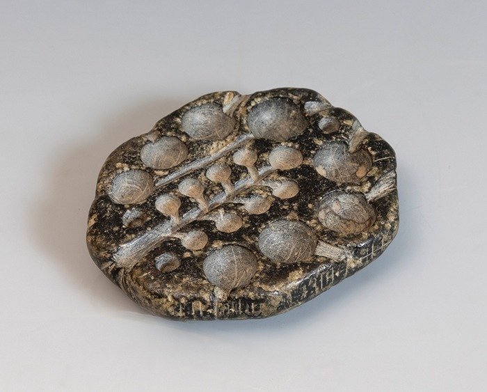 腓尼基 片岩 首飾模具.西元前第一個千年。 7.8 公分長。 #2.1