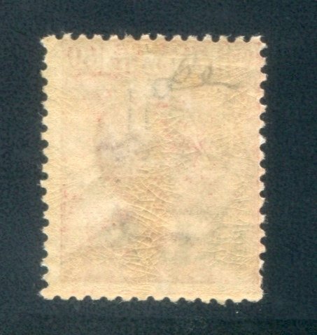 Królestwo Włoskie 1922 - BLP 60-centowy nadruk litograficzny w kolorze czarnym karminowym typu II - Sassone 3 #1.2
