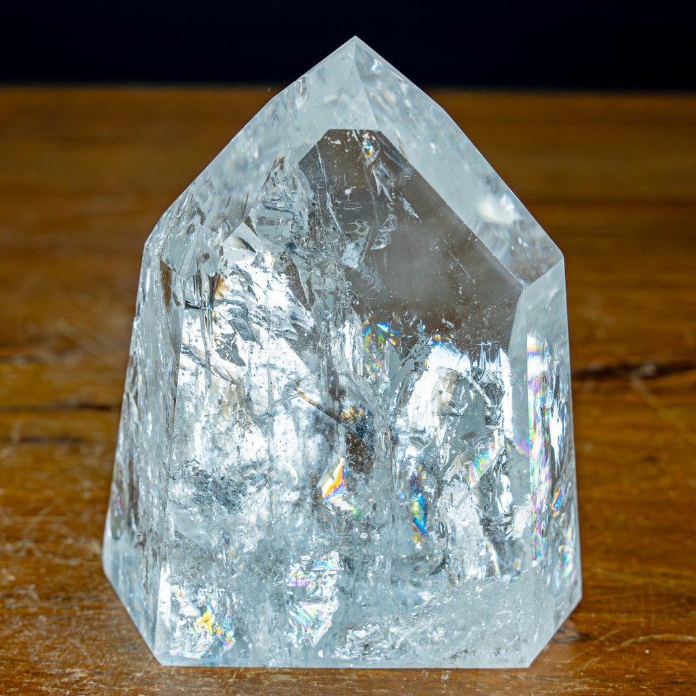 AAA+++ 透明石英 水晶尖- 1022.12 g #1.2
