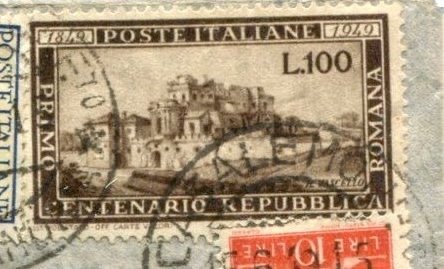 Olasz Köztársaság 1949 - Köztársaság 100 római líra Brazíliának, kiegészítő tételekkel - Sassone 600+597+559 #2.1