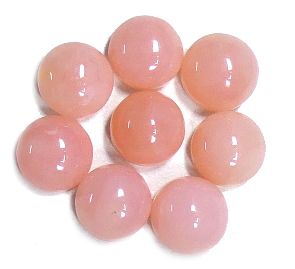 稀有的秘鲁天然欧泊玫瑰 弧面形- 0.79 g #1.0