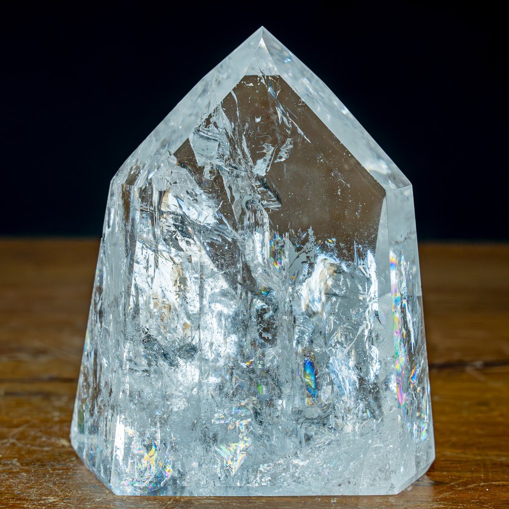 AAA+++ Quarzo trasparente Punta di cristallo- 1022.12 g #1.1