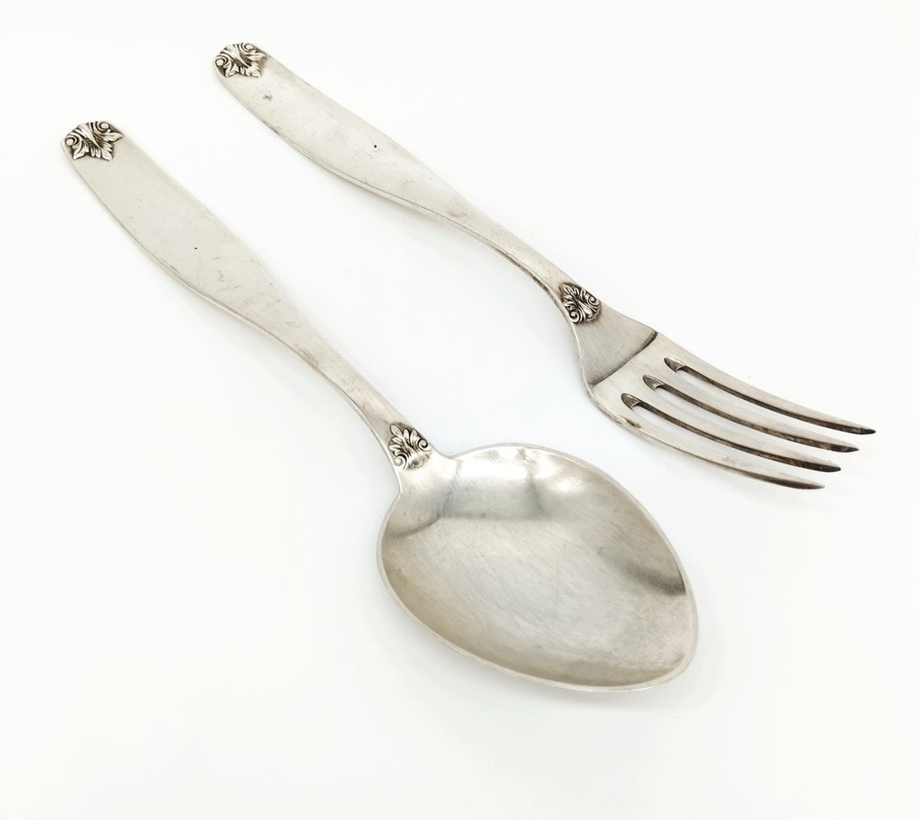 Calegaro Luigi, 4 PD - Cutlery set (20) - .800 silver #2.1