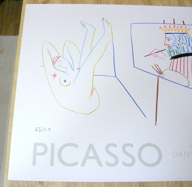 Pablo Picasso - le modele dans L'atelier (1954) - 1980er Jahre #2.1