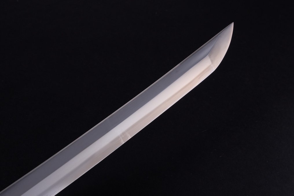Schwert - Katana by Hizenkoku Tadayoshi 肥前國忠吉 in Fabric-Covered Scabbard with Full Fittings - Japan - Frühe oder mittlere Edo-Zeit #3.1