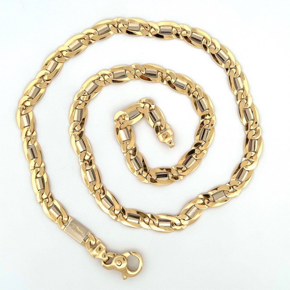 Marzi - 36.8 gr - 50 cm - 18 Kt - Collier - 18 carats Or blanc #1.2