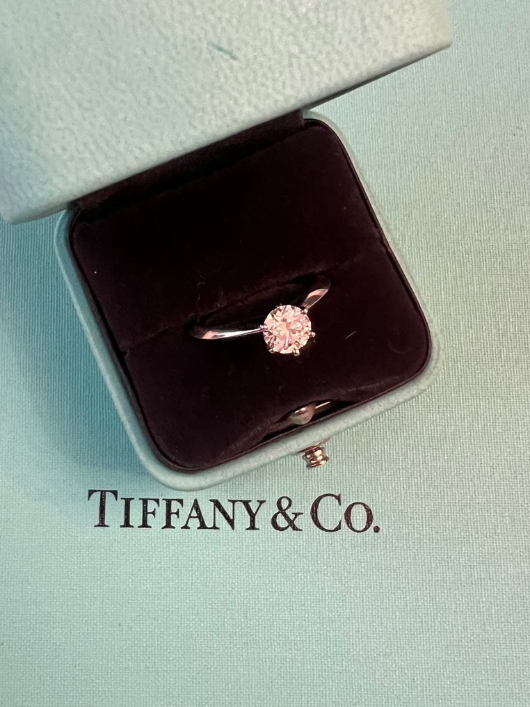 Tiffany & Co. - Anel de noivado - Tiffany Forever Platina Diamante  (Natural) - Diamante #1.1