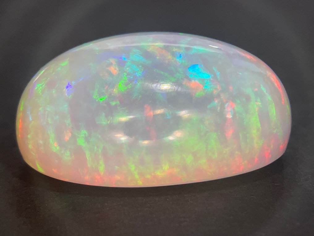 White + Play of Colors (Vivid) Crystal Opal - 43.37 ct #2.1