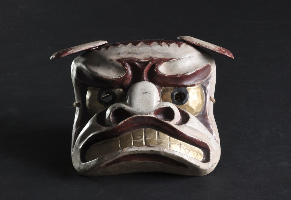 Mask - Shishi (Leão) - Madeira (Sem preço de reserva) #1.1