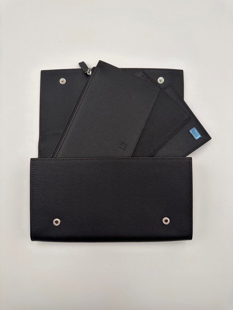 Alfred Dunhill - pochette organizer pelle marrone nuova listino 990 euro unisex - 手袋 #1.1