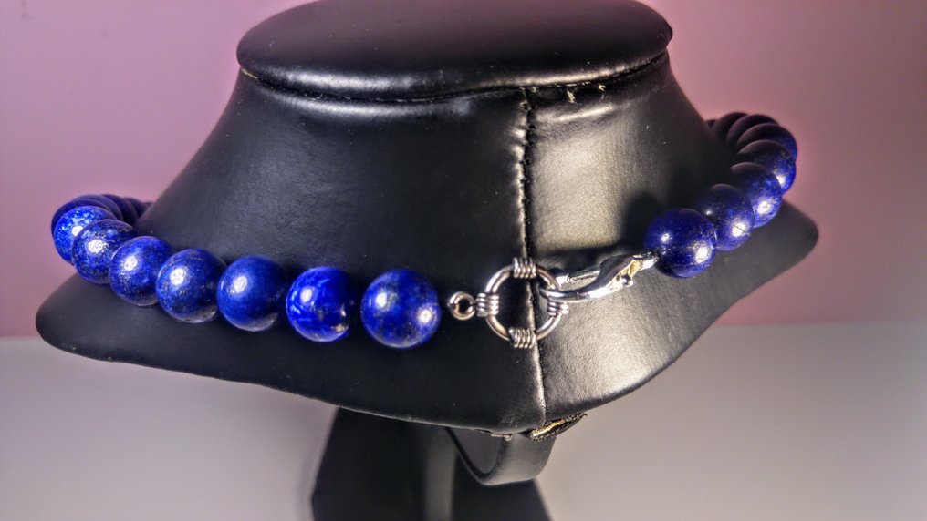 青金石 - 青金石圆珠项链 - 项链 #3.2