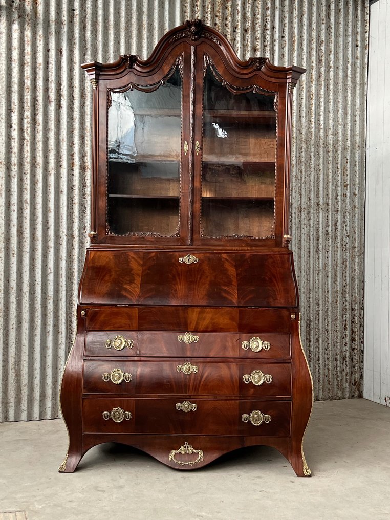 书桌 - 写字柜、带升降功能的办公桌、办公桌、桌子 - Bloem mahonie - 过渡期 #1.0