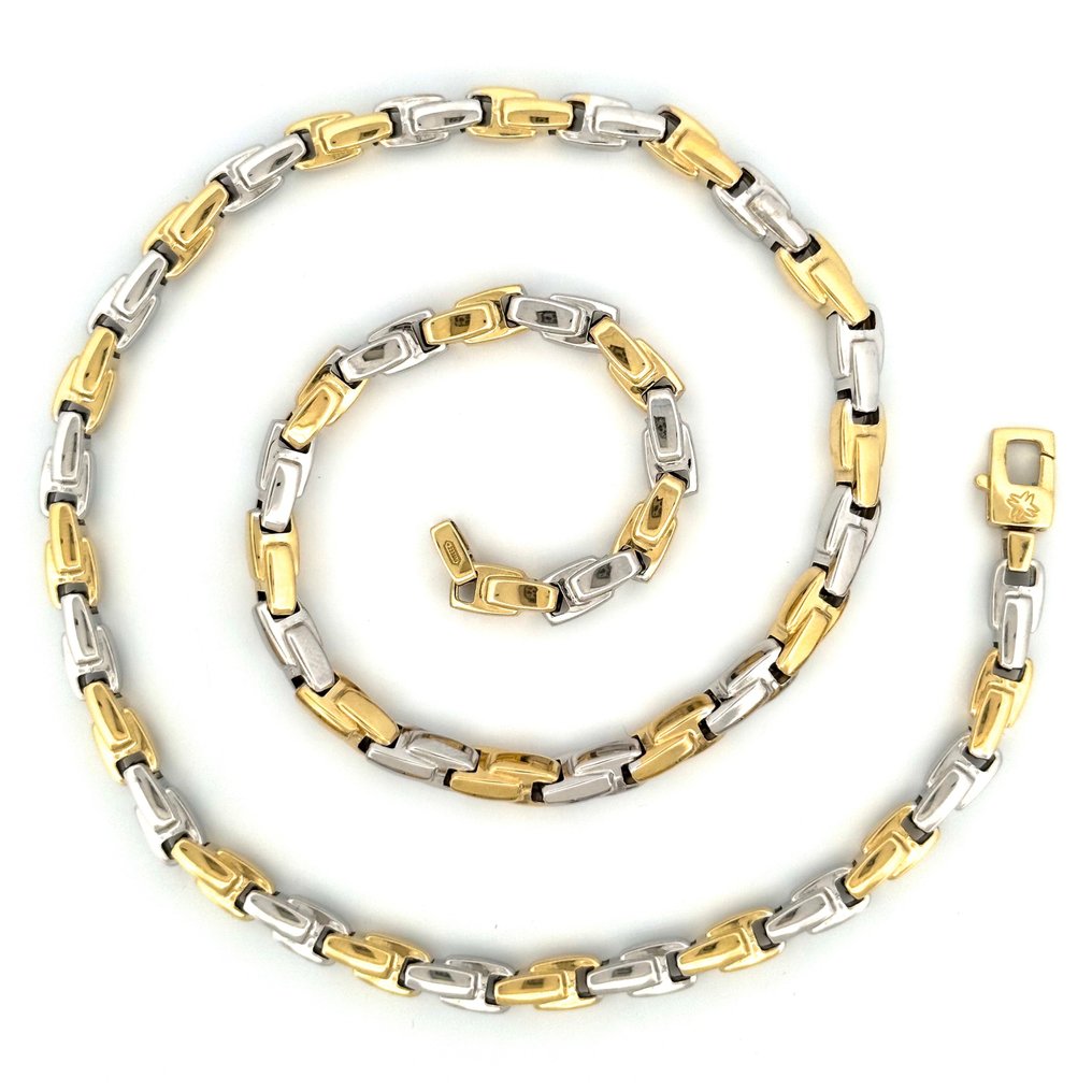 Maistrello - 23.9 gr - 50 cm - 18 Kt - Necklace White gold, Yellow gold #1.1